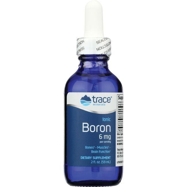 Trace Minerals Ionic Boron Vitamin 6 mg 2 fl oz Liquid