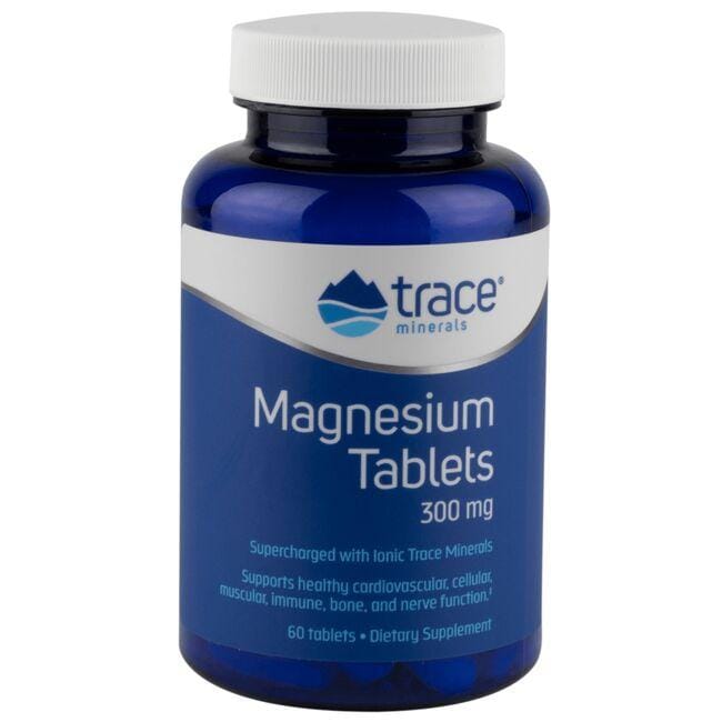 Trace Minerals Magnesium Tablets Vitamin 300 mg 60 Tabs