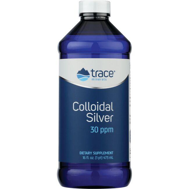Trace Minerals Pure Colloidal Silver Vitamin 30 Ppm 16 fl oz Liquid