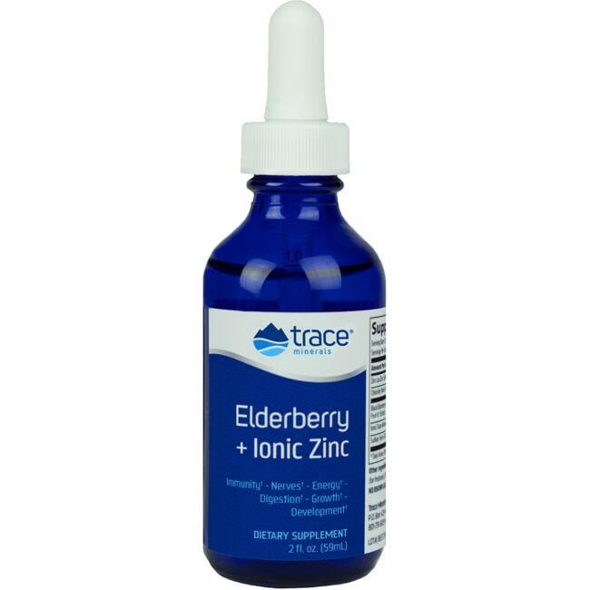 Trace Minerals Elderberry + Ionic Zinc Vitamin 2 fl oz Liquid