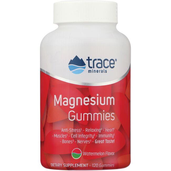 Trace Minerals Magnesium Gummies - Watermelon Vitamin 120 Gummies