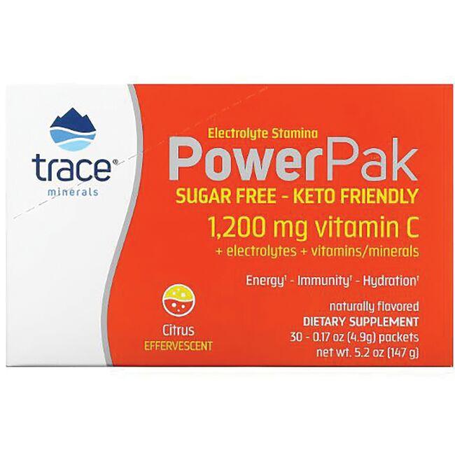 Trace Minerals Electrolyte Stamina Power Pak - Citrus Vitamin 30 Packets