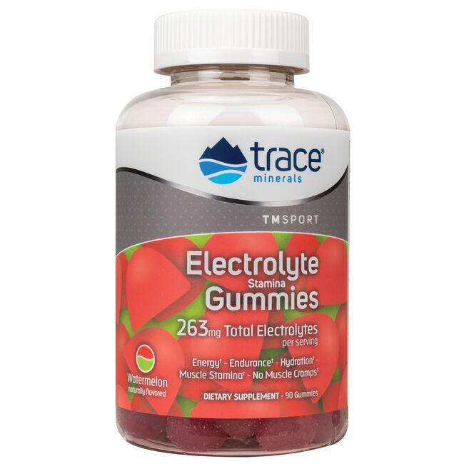 Trace Minerals Electrolyte Stamina Gummies - Watermelon Vitamin | 90 Gummies