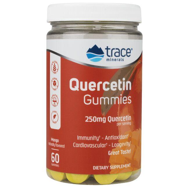 Trace Minerals Quercetin Gummies - Mango Supplement Vitamin | 250 mg | 60 Gummies