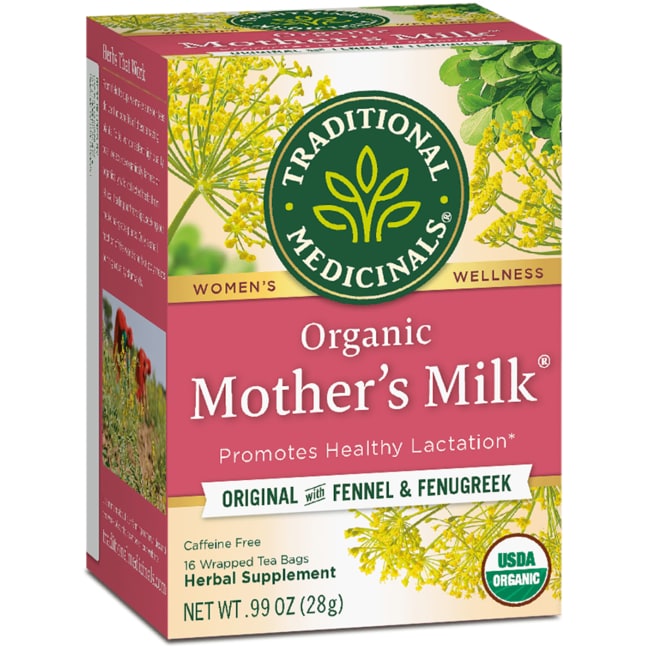 Органический чай с материнским молоком Traditional Medicinals - Оригинальный с фенхелем и...