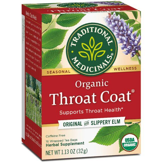 Organic Throat Coat Tea - Original with Slippery Elm