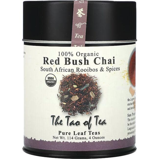 The Tao Of Tea Red Bush Chai South African Rooibos & Spices | 4 oz Can