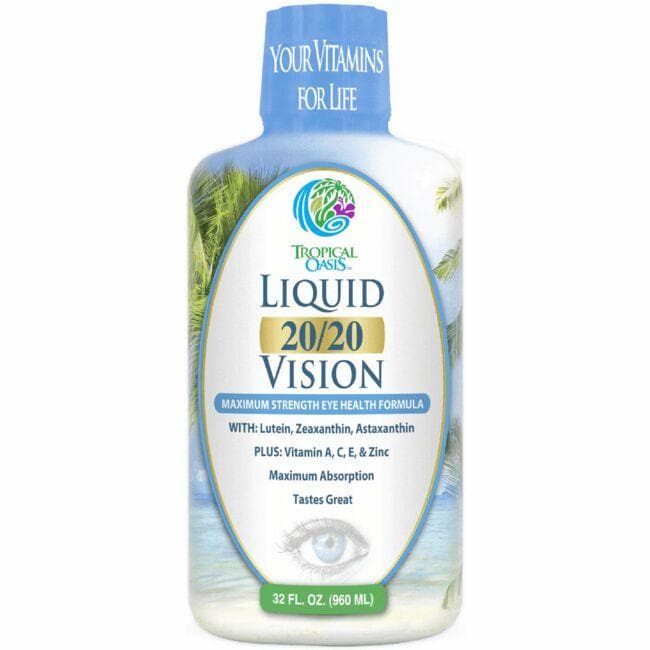 Tropical Oasis Liquid 20/20 Vision Vitamin 32 fl oz Liquid