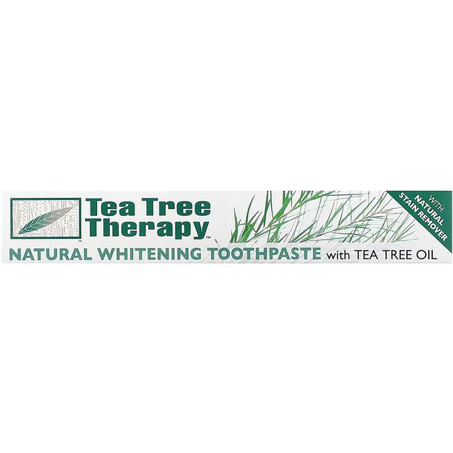 Tea Tree Therapy Natural Whitening Toothpaste with Oil 3 oz Paste