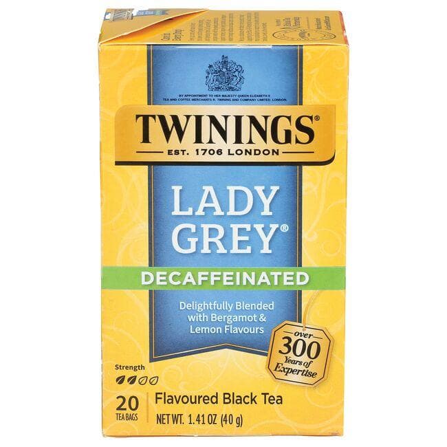 Twinings Lady Grey Black Tea - Decaffeinated | 20 Bags