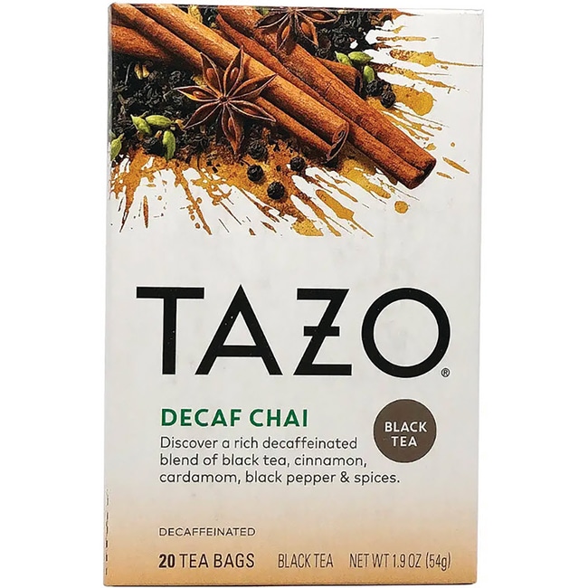 Черный чай Tazo Tea - Чай без кофеина, пакетик (20 шт.)