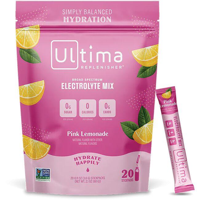 Ultima Health Products Broad Spectrum Electrolyte Mix - Pink Lemonade Vitamin | 20 Packets