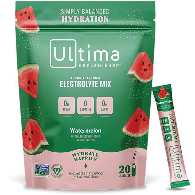 Ultima Health Products Broad Spectrum Electrolyte Mix - Watermelon Vitamin | 20 Packets