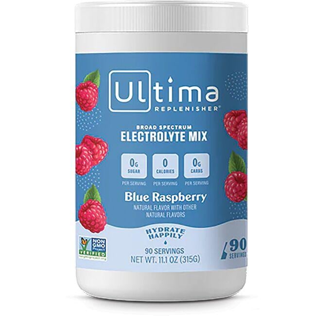 Ultima Health Products Broad Spectrum Electrolyte Mix - Blue Raspberry Vitamin | 11.1 oz Powder