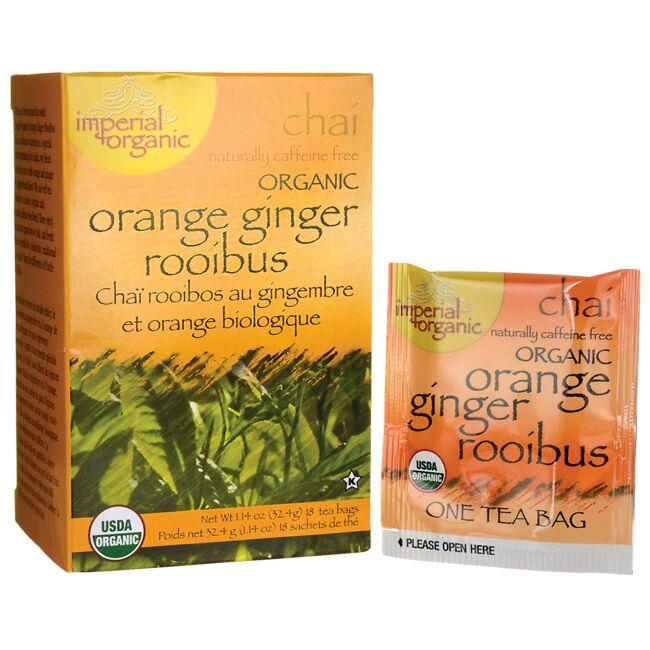 100% Organic Orange Ginger Rooibus Tea