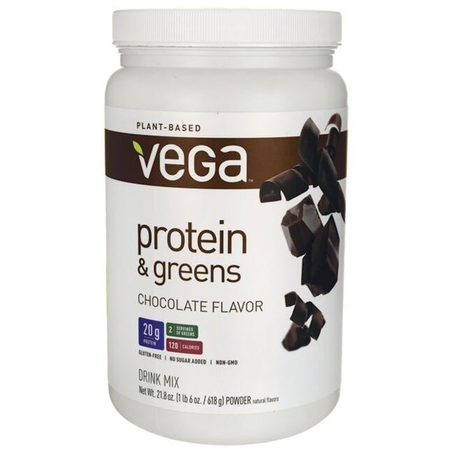 Vega Protein & Greens - Chocolate 21.8 oz Powder