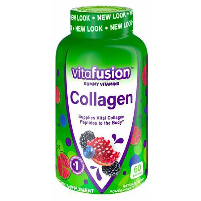 Vitafusion Collagen Gummies - Berry Pomegranate Supplement Vitamin | 60 Gummies