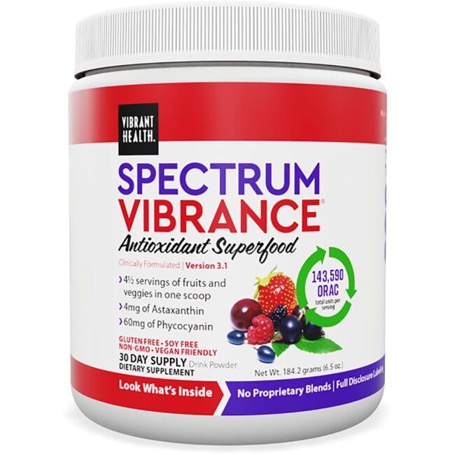 Vibrant Health Spectrum Vibrance Supplement Vitamin 6.5 oz Powder