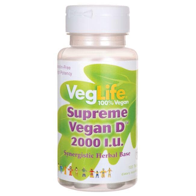 VegLife Supreme Vegan D Vitamin | 2000 Iu | 100 Tabs