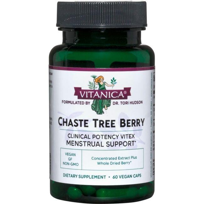 Vitanica Chaste Tree Berry Vitamin | 60 Vegan Caps | Womens Health