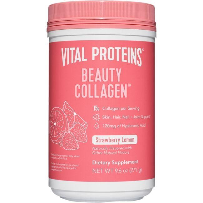 Vital Proteins Beauty Collagen - Strawberry Lemon Supplement Vitamin 11.5 oz Powder