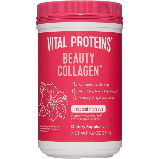 Vital Proteins Beauty Collagen - Tropical Hibiscus Supplement Vitamin | 9.6 oz Powder
