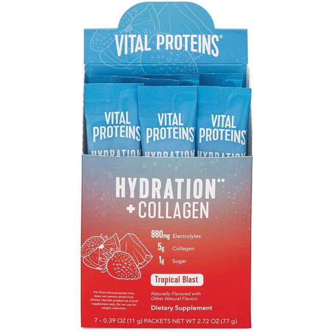 Vital Proteins Hydration + Collagen - Tropical Blast Vitamin 7 Packets