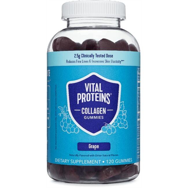 Vital Proteins Collagen Gummies - Grape Supplement Vitamin | 120 Gummies