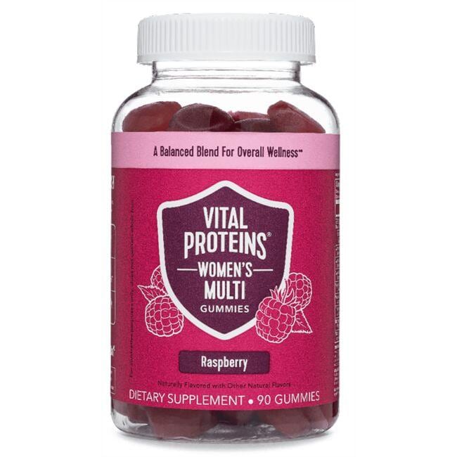 Vital Proteins Womens Multi Gummies - Raspberry Vitamin 90 Gummies