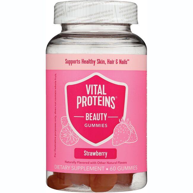 Vital Proteins Beauty Gummies - Strawberry Vitamin 60 Gummies
