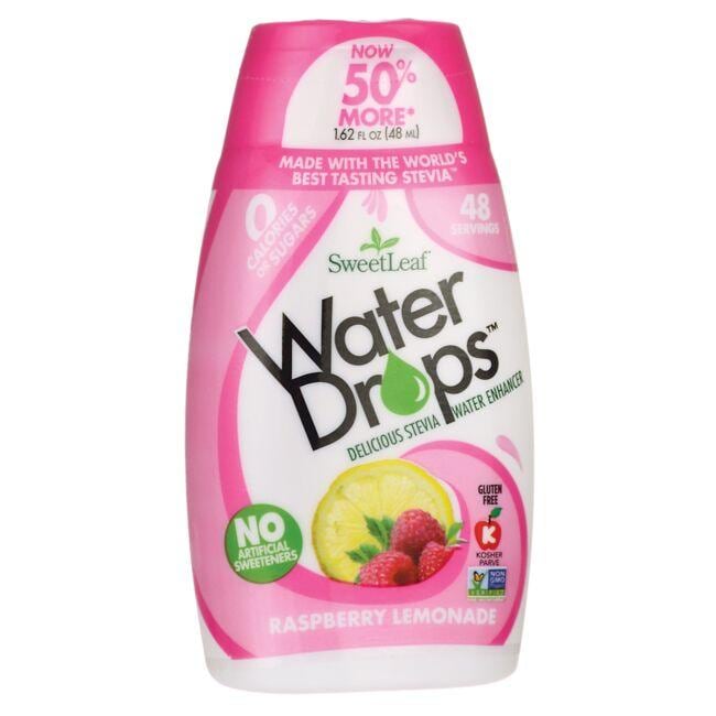 Wisdom Natural Sweetleaf Water Drops Enhancer Raspberry Lemonade | 1.62 fl oz Liquid