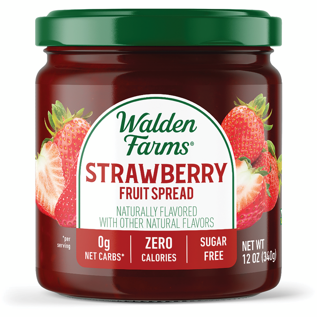 Walden Farms Strawberry Fruit Spread, банка 12 унций