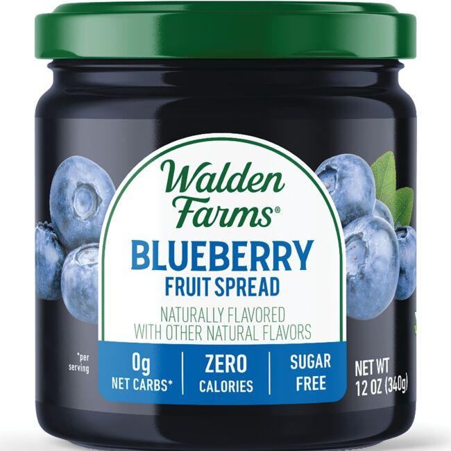 Walden Farms Blueberry Fruit Spread | 12 oz Jar