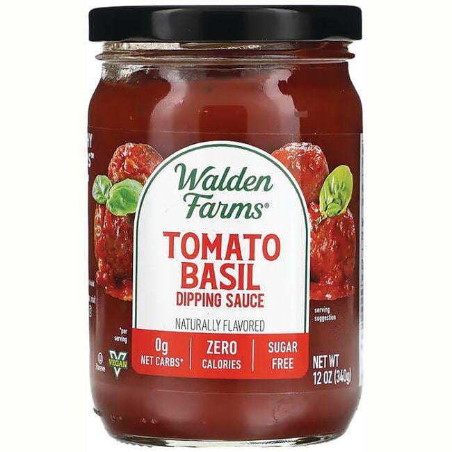 Walden Farms Tomato Basil Dipping Sauce | 12 oz Jar