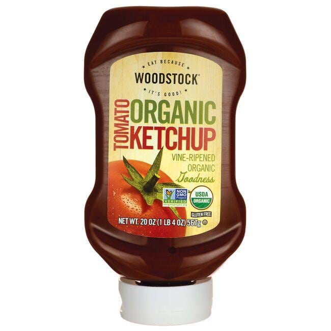 Woodstock Foods Organic Tomato Ketchup 20 oz Bottles