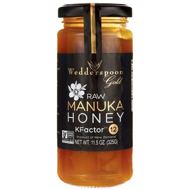 Wedderspoon Raw Manuka Honey Kfactor 12 | 11.5 oz Jar
