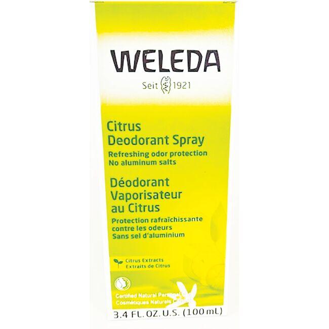 Weleda Citrus Deodorant Spray | 3.4 fl oz Spray