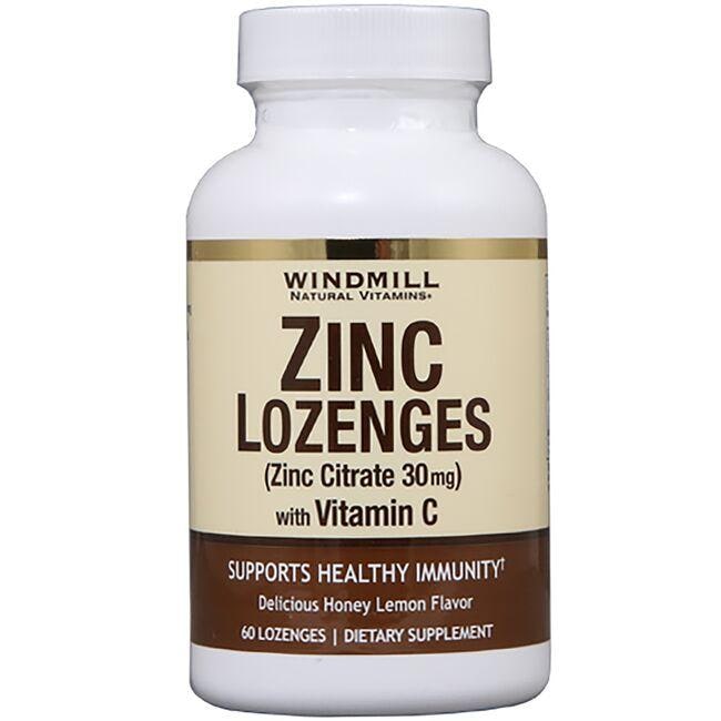 Zinc Lozenges with Vitamin C - Honey Lemon
