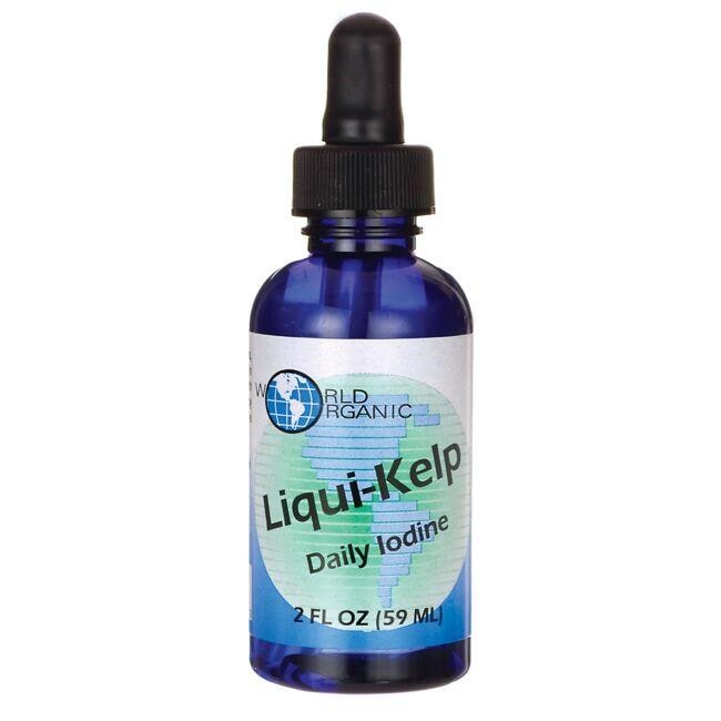 World Organic Liqui-Kelp Daily Iodine Vitamin | 2 fl oz Liquid