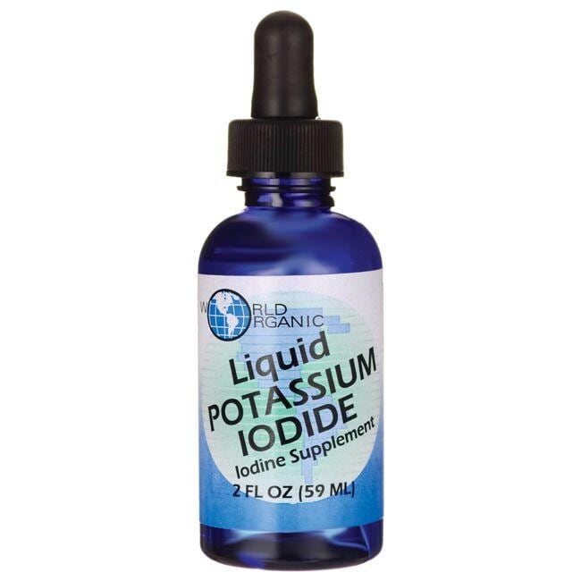 World Organic Liquid Potassium Iodide Vitamin | 2 fl oz Liquid