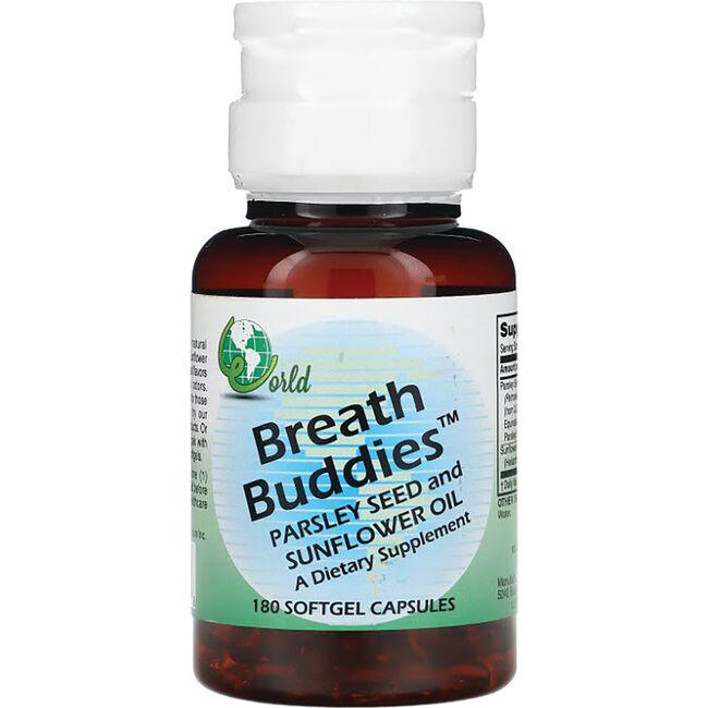 World Organic Breath Buddies | 180 Soft Gels