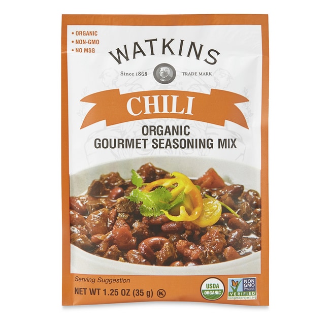 Органическая приправа для гурманов Watkins Inc. Chili, 1,25 унции, упаковка