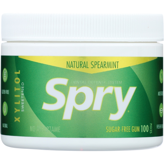 Жевательная резинка Xlear Spry Spearmint без сахара 100 карат