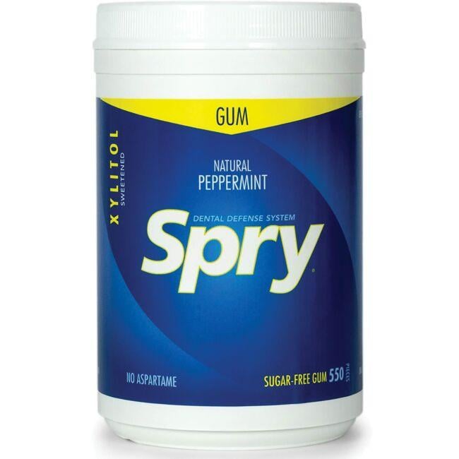 Xlear Spry Gum - Natural Peppermint | 550 ct