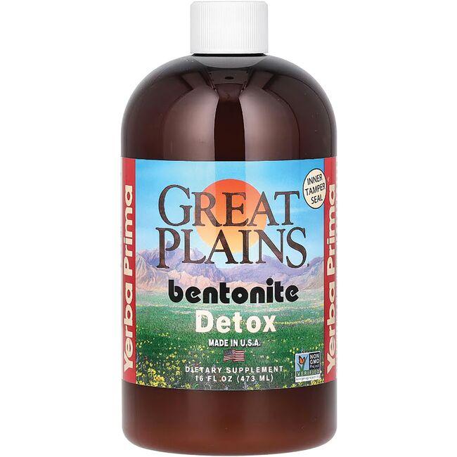 Yerba Prima Great Plains Bentonite Detox Vitamin 16 fl oz Liquid