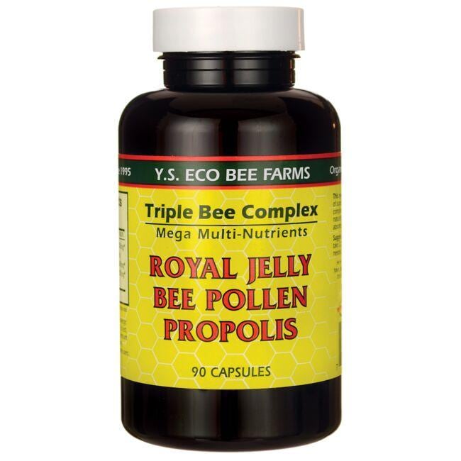 Y.S. Eco Bee Farms Triple Complex Supplement Vitamin | 90 Caps