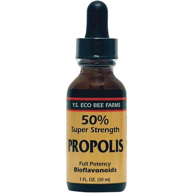 Y.S. Eco Bee Farms 50% Super Strength Propolis Supplement Vitamin 1 fl oz Liquid