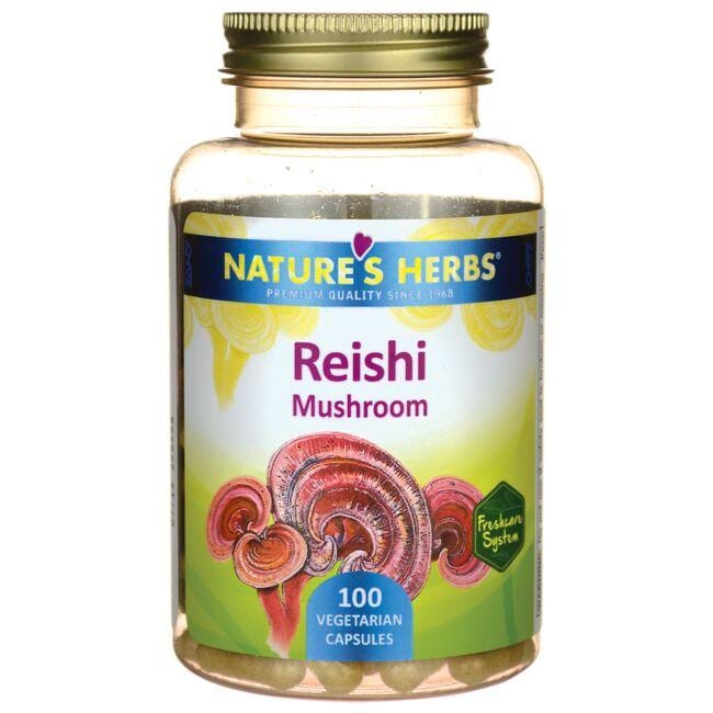 Natures Herbs Reishi Mushroom Vitamin 100 Veg Caps