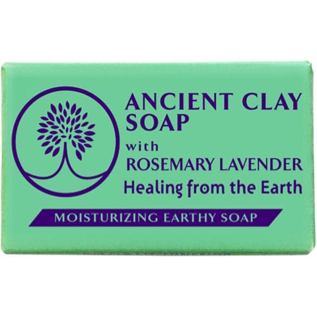 Zion Health Ancient Clay Soap - Rosemary Lavender 6 oz Bars