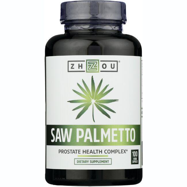 Zhou Saw Palmetto Vitamin | 100 Veg Caps | Prostate Health